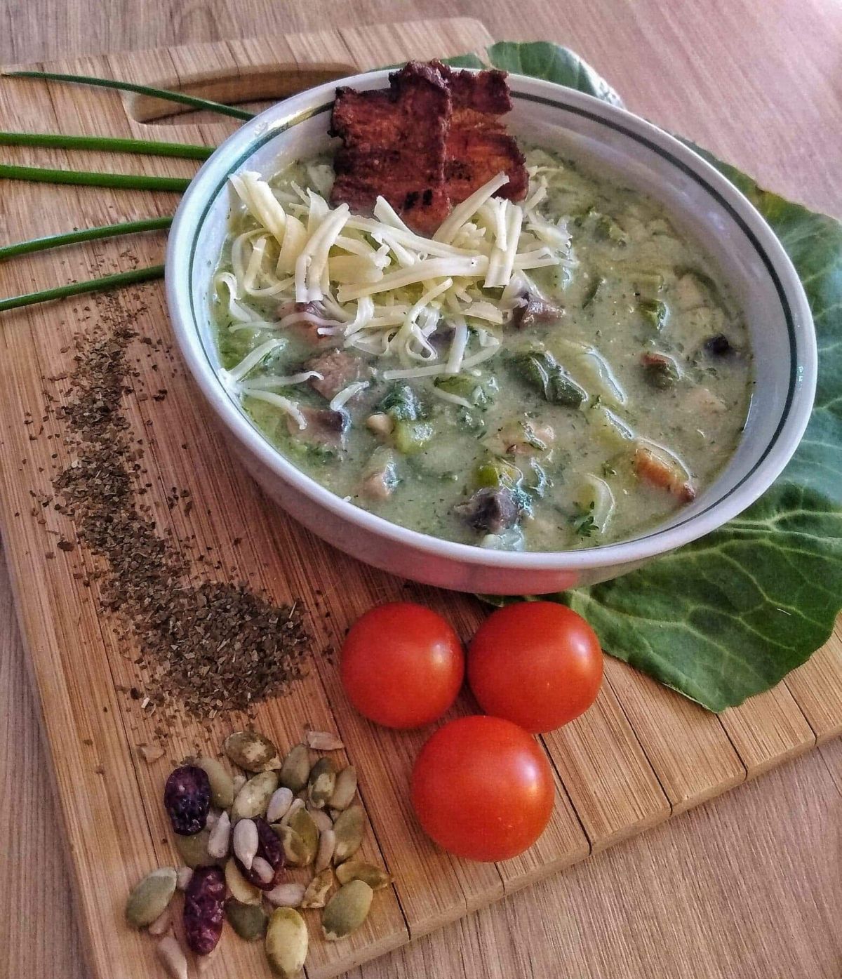 zupa z modej kapusty 